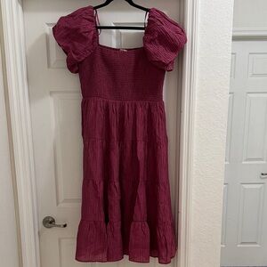 Francesca's Collections Rich Burgundy Dress